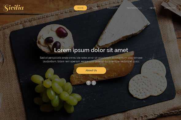 Sicilia - Creativemarket Responsive One Page Theme