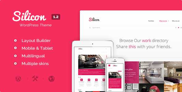 Silicon v1.2 - Themeforest Responsive WordPress Theme
