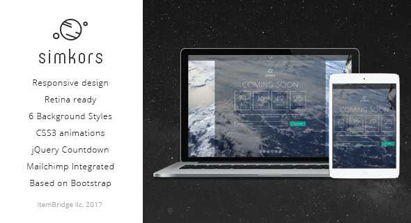 SimKors - Creative Coming Soon & Maintenance Mode Template
