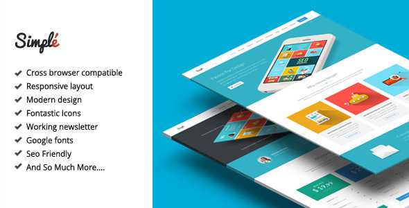 Simple v2.1 - Responsive Landing Page Template