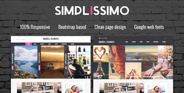 Simplissimo – A Professional Blog Template