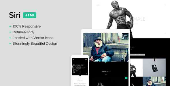Siri - Multi-Purpose Responsive Retina HTML5 CSS3