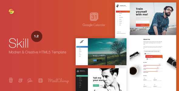 Skill v1.2 - Modern & Creative HTML5 Template