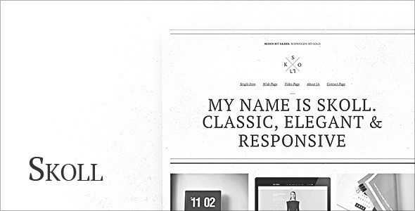 Skoll - Themeforest WordPress Template