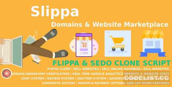Slippa v1.2 - Domains & Website Marketplace PHP Script