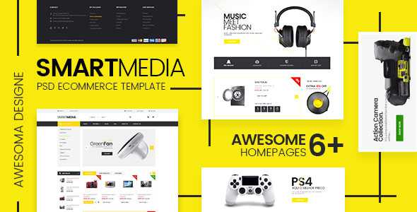 Smart Media - Ecommerce PSD Template