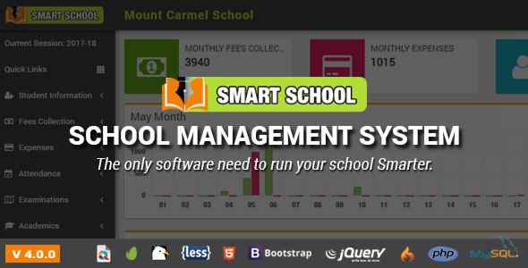 Smart School v4.0.0 - School Management System