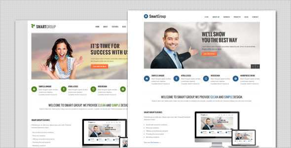 SmartGroup - Themeforest Clean Marketing WP Theme