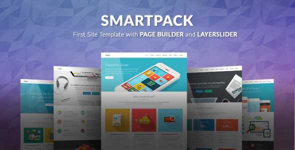 SmartPack - HTML Template With Page Builder