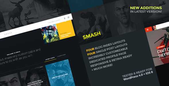 Smash v1.7 - A multi-layout personal theme for Wordpress