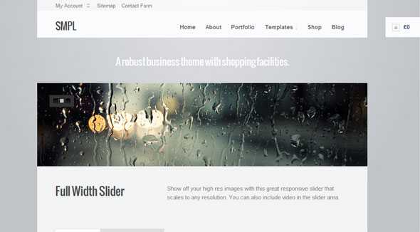 SMPL - WooThemes Premium Theme