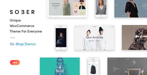 Sober v2.3.0 - WooCommerce WordPress Theme