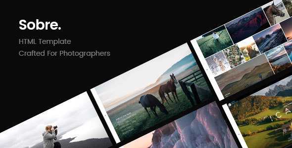 Sobre - Minimal Photography Portfolio HTML Template