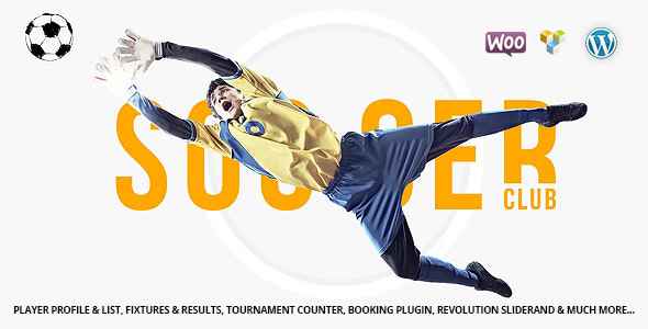 Soccer Club v1.3.5 - Football Team WordPress Theme