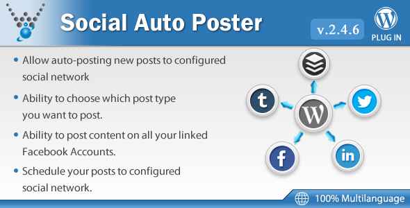 Social Auto Poster v2.4.6 - WordPress Plugin