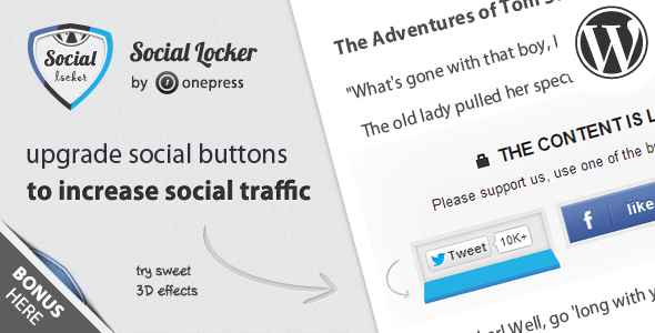 Social Locker for Wordpress v4.5.0