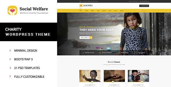 Social Welfare v1.2 - Charity Wordpress Theme