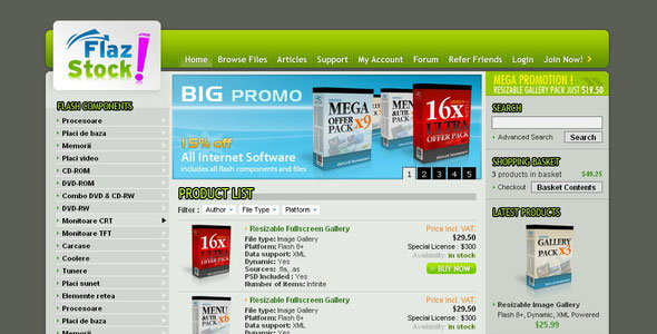 Software Ecommerce Site Full 01 Themeforest HTML