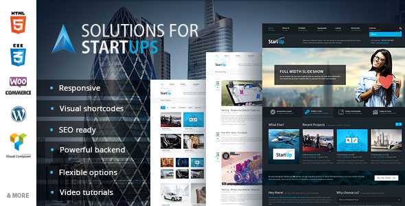 Solution for Startups v2.0.0 - MultiPurpose WP Theme