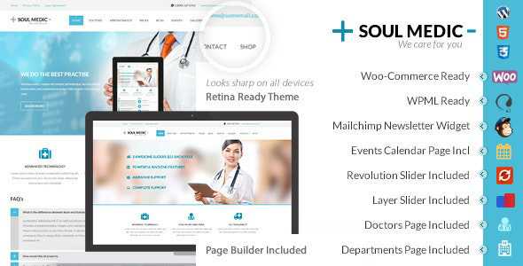 SoulMedic Health v3.2 - Medical & Health Care Theme