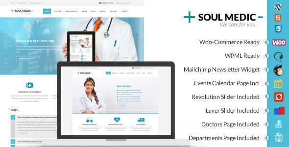 SoulMedic v1.2.1 - Flat Responsive Medical & Health Theme