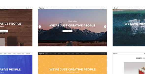Spacia v2.0 - One Page Parallax Theme