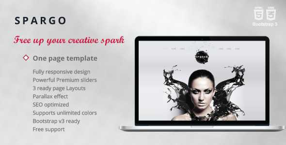 Spargo - Responsive Single Page Template