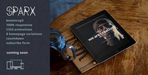 Sparx - Responsive Coming Soon Html5 Template
