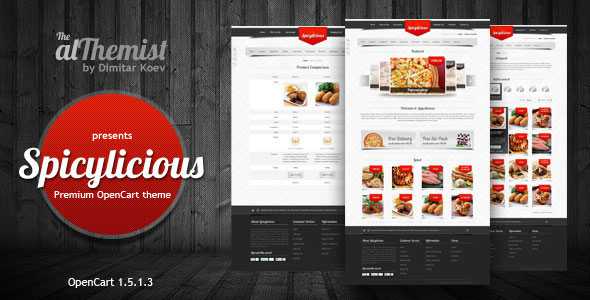 Spicylicious - Premium OpenCart Themeforest Theme