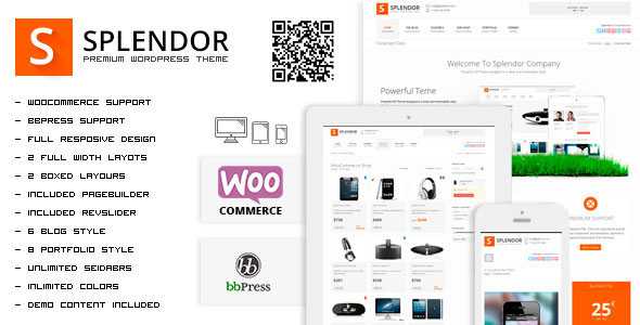 Splendor - Premium Corporate & eCommerce WP Theme