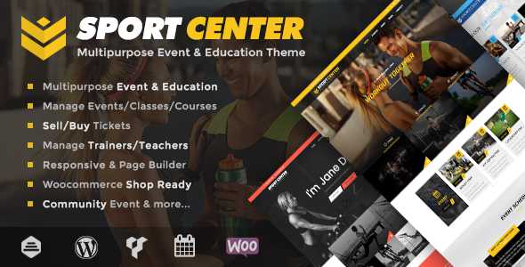 Sport Center v2.3.2 - Multipurpose Events & Education Theme