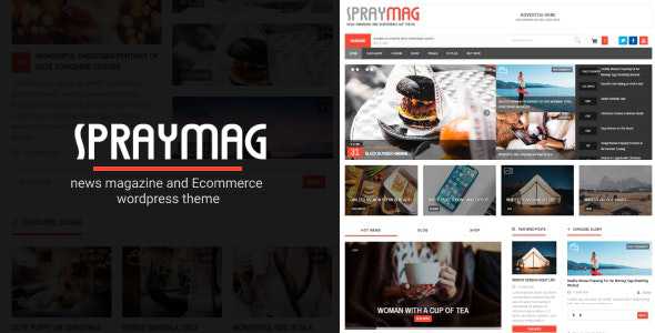 Spraymag v4.0 - eCommerce, Magazine, Responsive Blog Theme