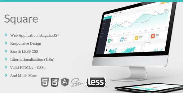 Square v1.6 - Themeforest Responsive Admin App with AngularJS