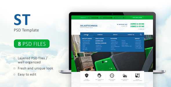 ST - Themeforest PSD Template