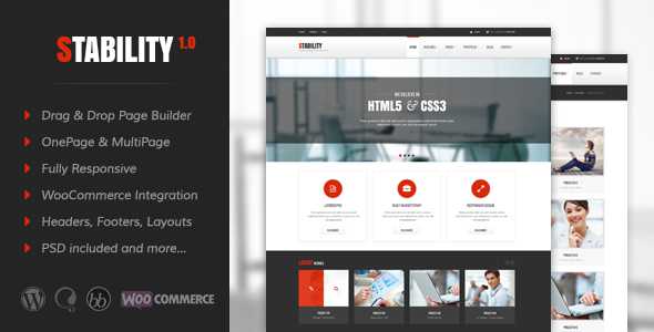 Stability v3.0.6 - Responsive MultiPurpose WordPress Theme