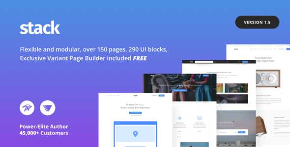 Stack v10.5.13 - Multi-Purpose Theme with Variant Page Builder