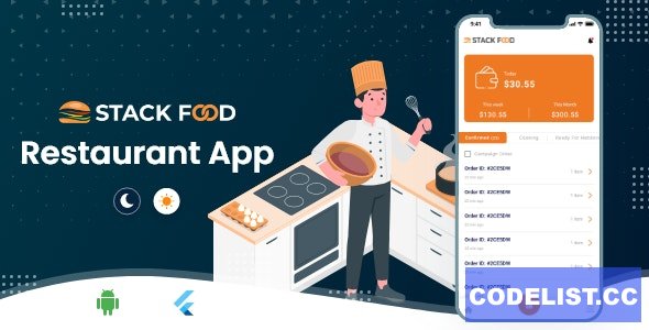 StackFood Multi Restaurant - Food Ordering Restaurant App v8.5