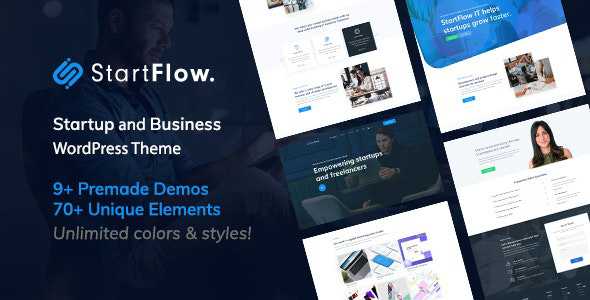 Start Flow v1.1 - Startup and Creative Multipurpose WordPress Theme