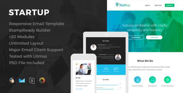 Startup - Responsive Email Template