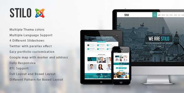Stilo - One Page Multipurpose Joomla Template