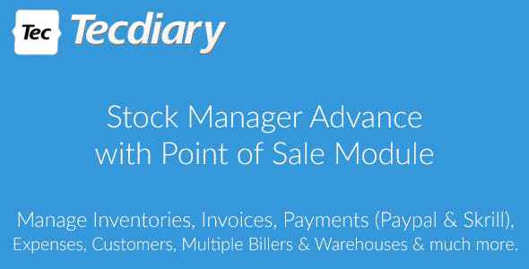 Stock Manager Advance with Point of Sale Module v3.4.17 - nulled