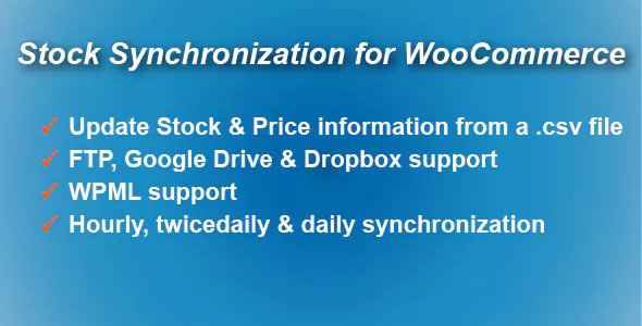 Stock Synchronization for WooCommerce v1.4.3