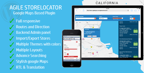 Store Locator (Google Maps) For WordPress v5.1.8