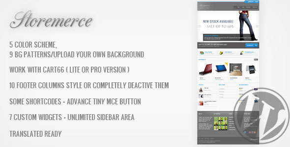 THEMEFOREST STOREMERCE - AN ECOMMERCE WORDPRESS THEME