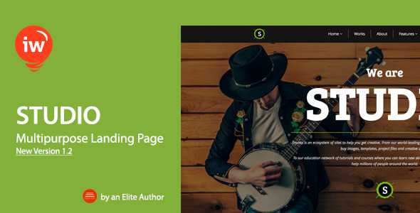 Studio - Responsive Landing Page
