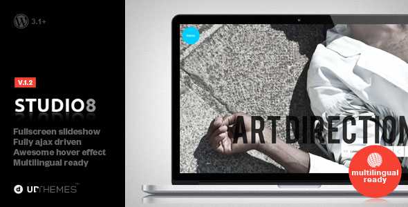 Studio8 - A Creative Minimalist Themeforest WP Theme
