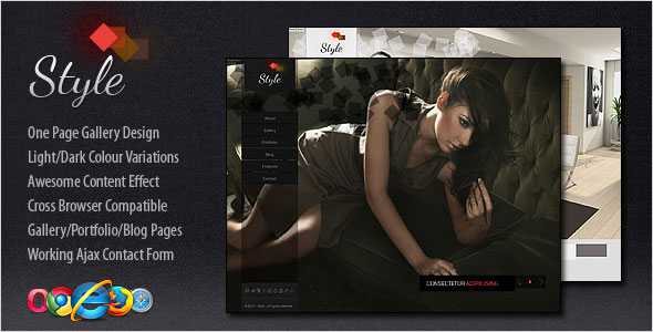 Style Premium One Page HTML Themeforest Template