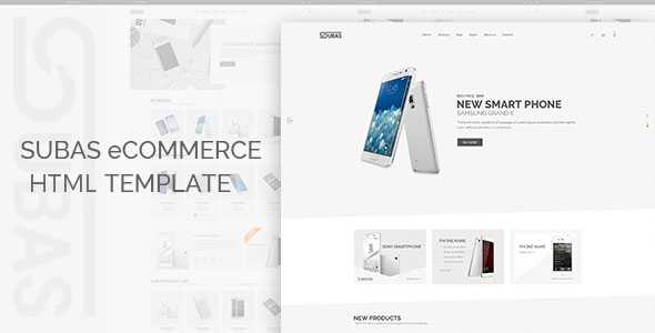 Subas – Electronics eCommerce Bootstrap Template