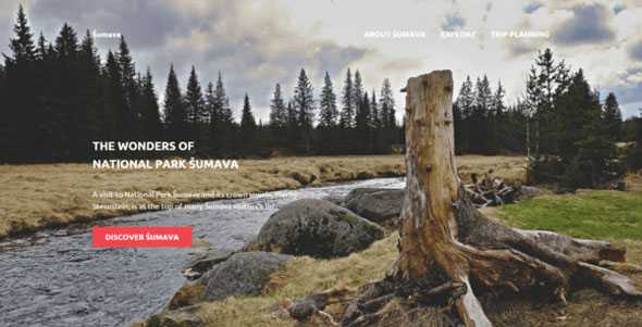 Sumava – Creativemarket HTML5 template