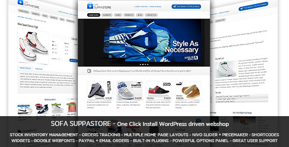 SOFA SUPPASTORE - THEMEFOREST WORDPRESS DRIVEN WEBSHOP